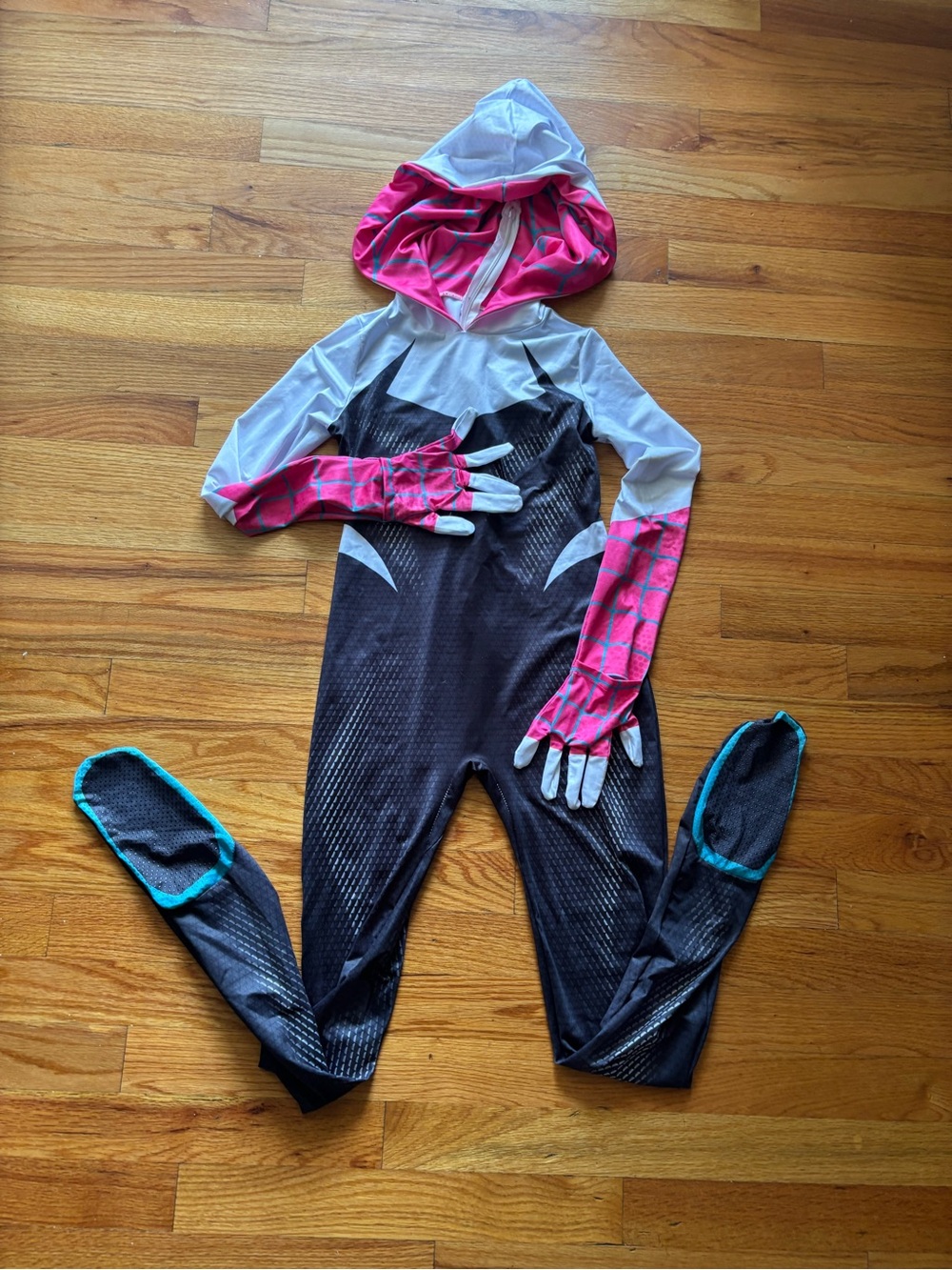 Spider-Gwen Zentai Suit Costume for Kids | Marvel Superhero Outfit - No Mask